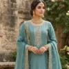 Sabina 5331 Gmy Silk Embroidery Sequence Wedding Readymade Dress