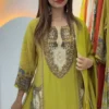 Zarin 46 Frech Crepe Digital Printed Festival Readymade Dress