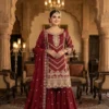 KB 3314 Sharara Suit Wedding for woman