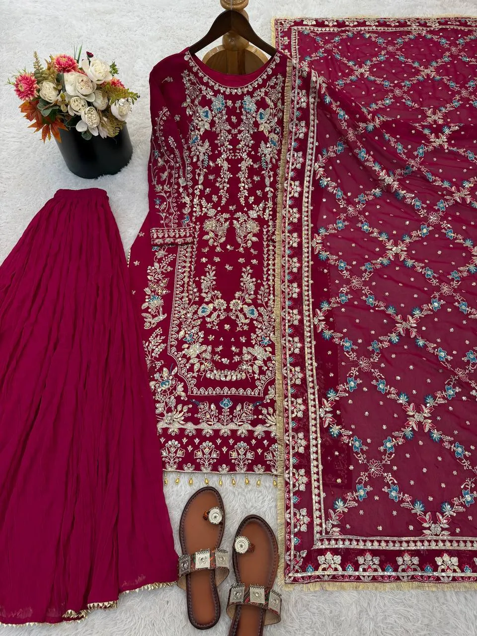 Sabina 5333 Faux Georgette Designer Wedding Readymade Dress