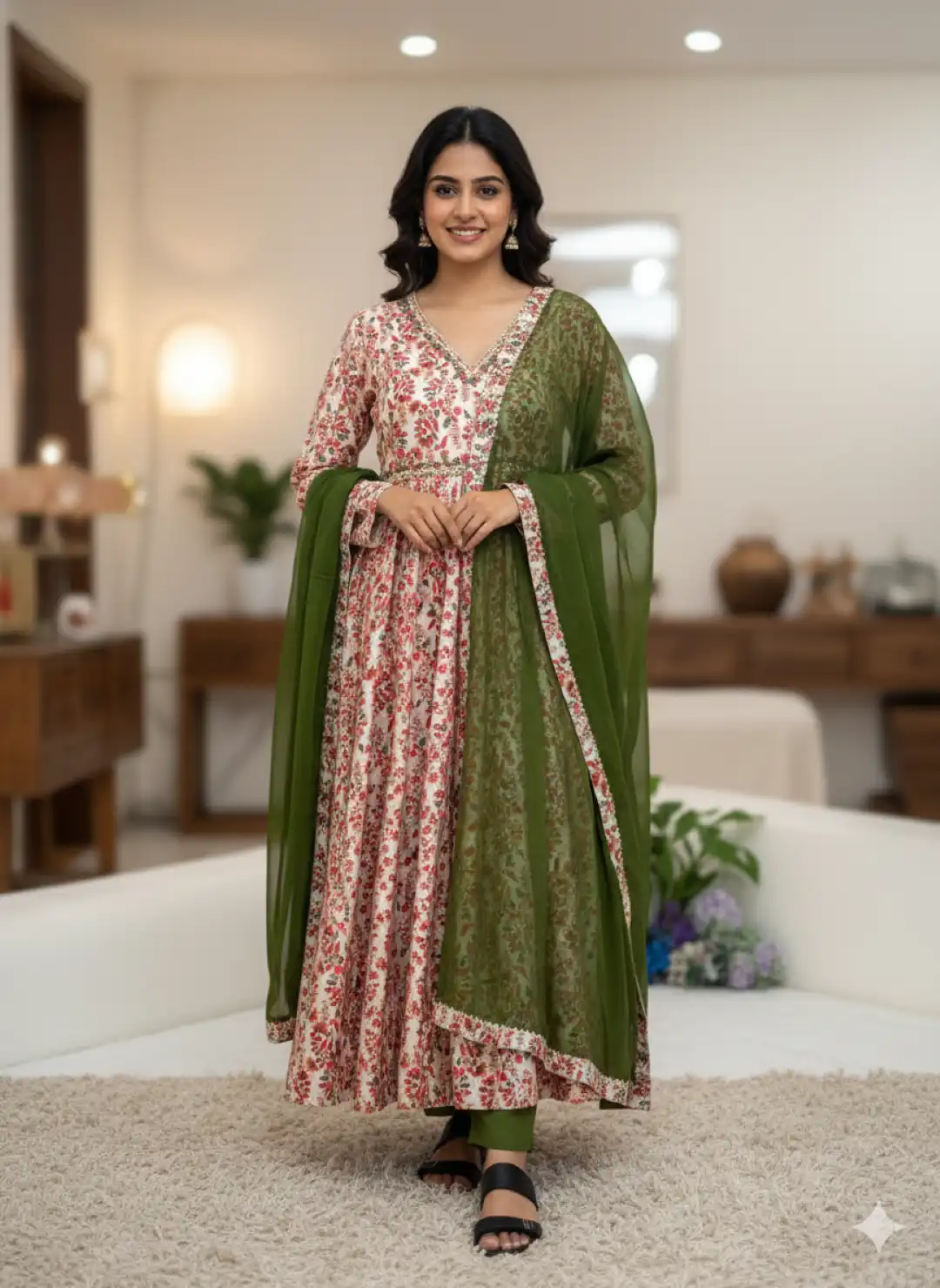 Alia 526 Chinon Soft Printed Readymade