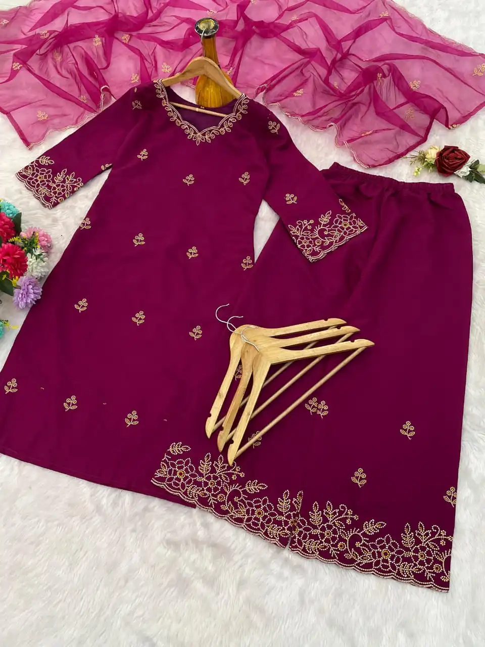Beauty J 1008 Roman Silk Readymade Dress Diwali Collection
