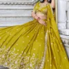 FFD Chinon Embroidery Wedding Lehenga Choli