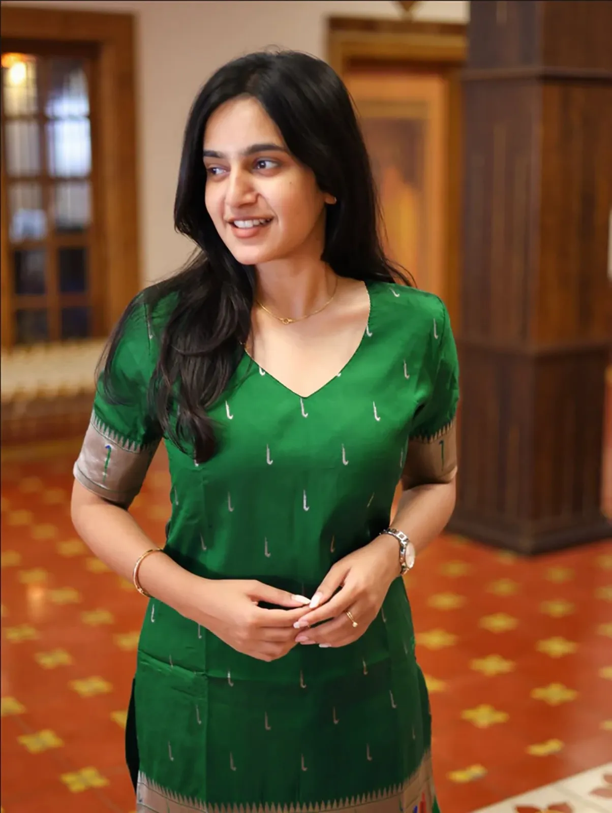 FFD Jacquard Designer Readymade Dress