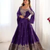 FFD Sanjivani Purple Chinon Lehenga Choli Collection
