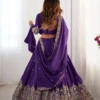 FFD Sanjivani Purple Chinon Lehenga Choli Collection