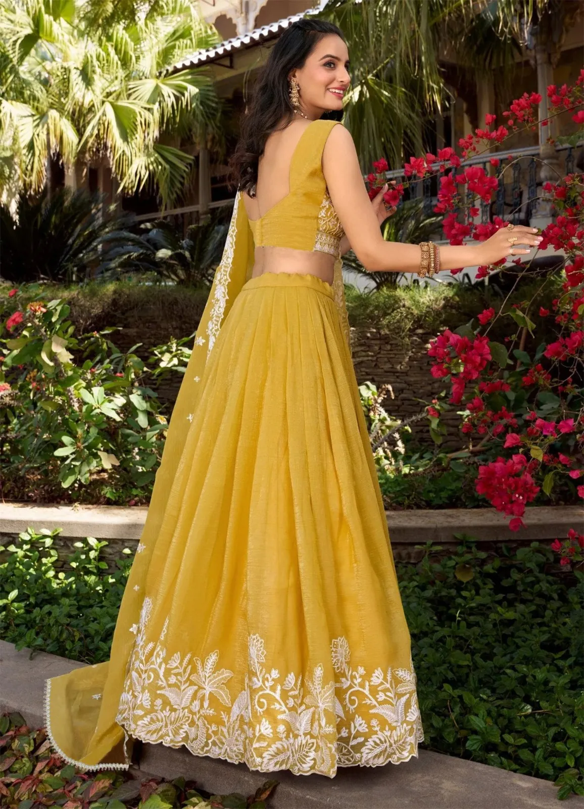FFD Vespa Chinon Lehenga Choli With Embroidery Work