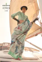 Kreshva Printoria Saitn Silk Octane Finish Saree Collection - Image 10