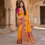 Mb 56 Pashmina Paithani Silk Woven Motifs Saree Collection - Image 2