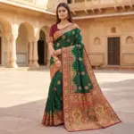 Mb 56 Pashmina Paithani Silk Woven Motifs Saree Collection - Image 8