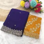 Modal 6341 Chiffon Embroidered Fancy Saree Collection - Image 6