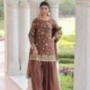 Mohini 9300 Fendy Sarara Suit With Embroidery Work