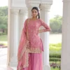Mohini 9300 Fendy Sarara Suit With Embroidery Work