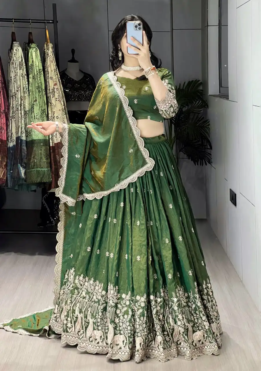 WMT 8215 Nc Vichitra Lehenga Choli for women With Embroidery