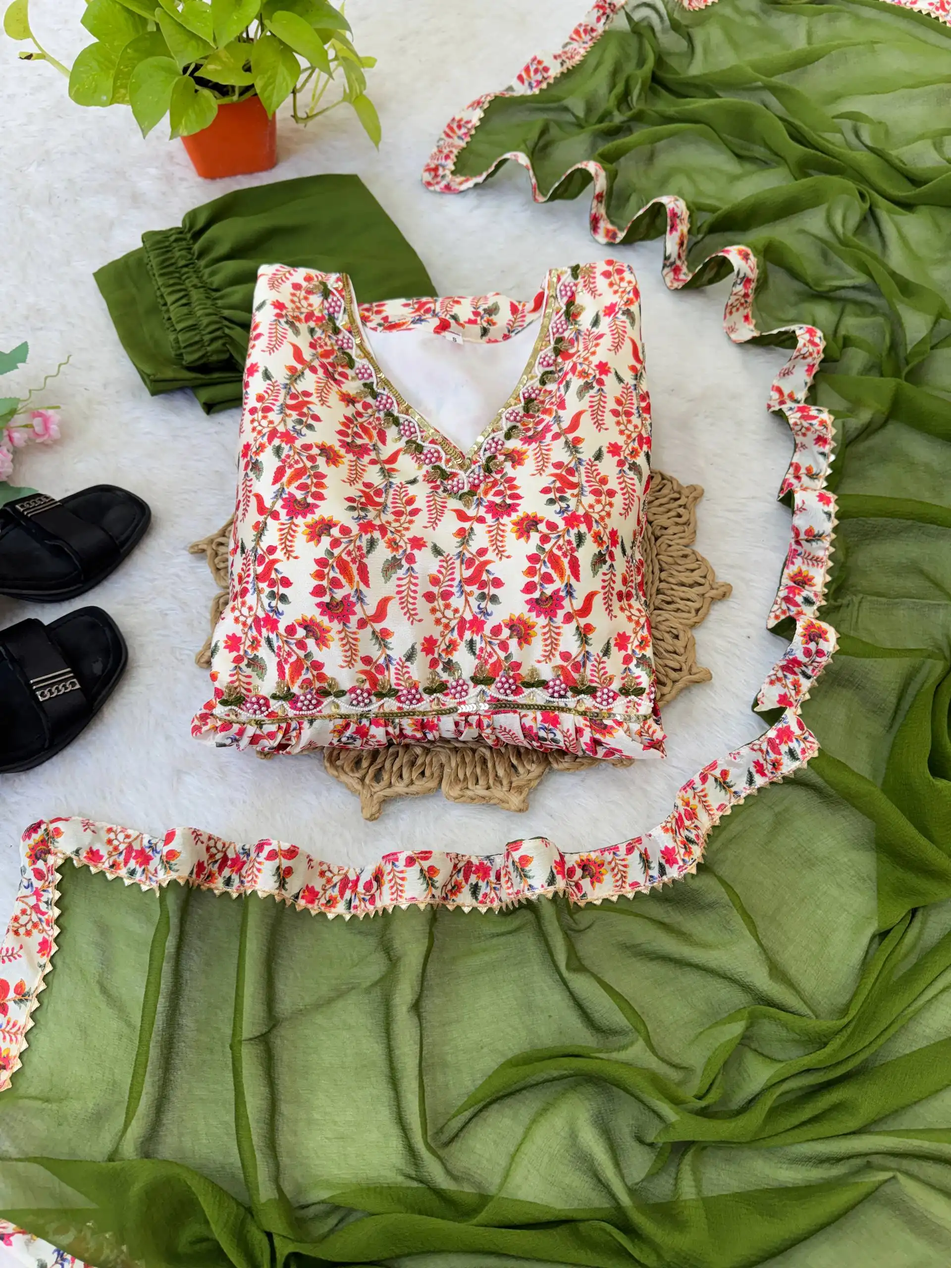 Alia 526 Chinon Soft Printed Readymade