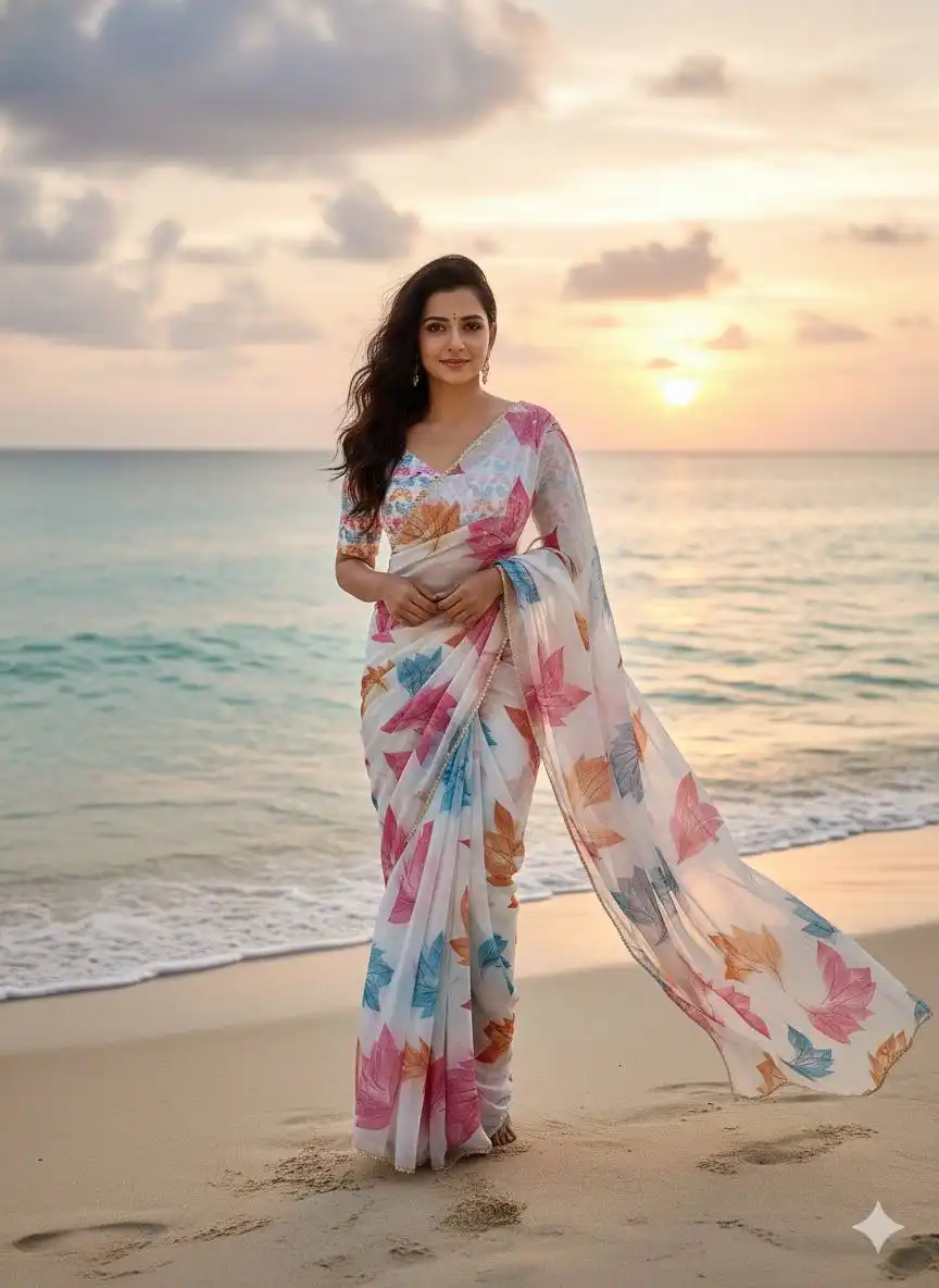 WMS Vol 145 Khatli Hand Work woman Saree