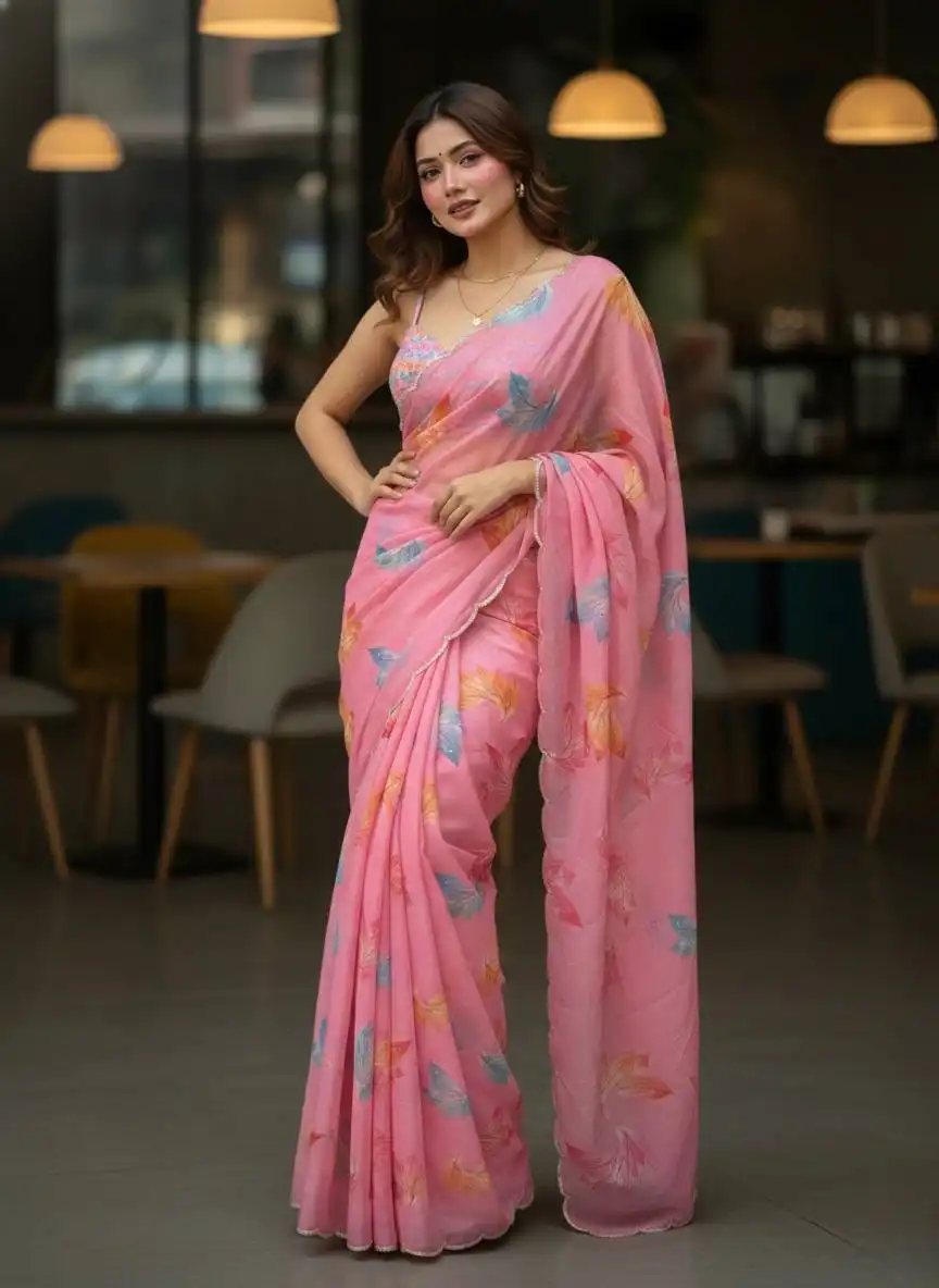 WMS Vol 149 Floral Print Sarees