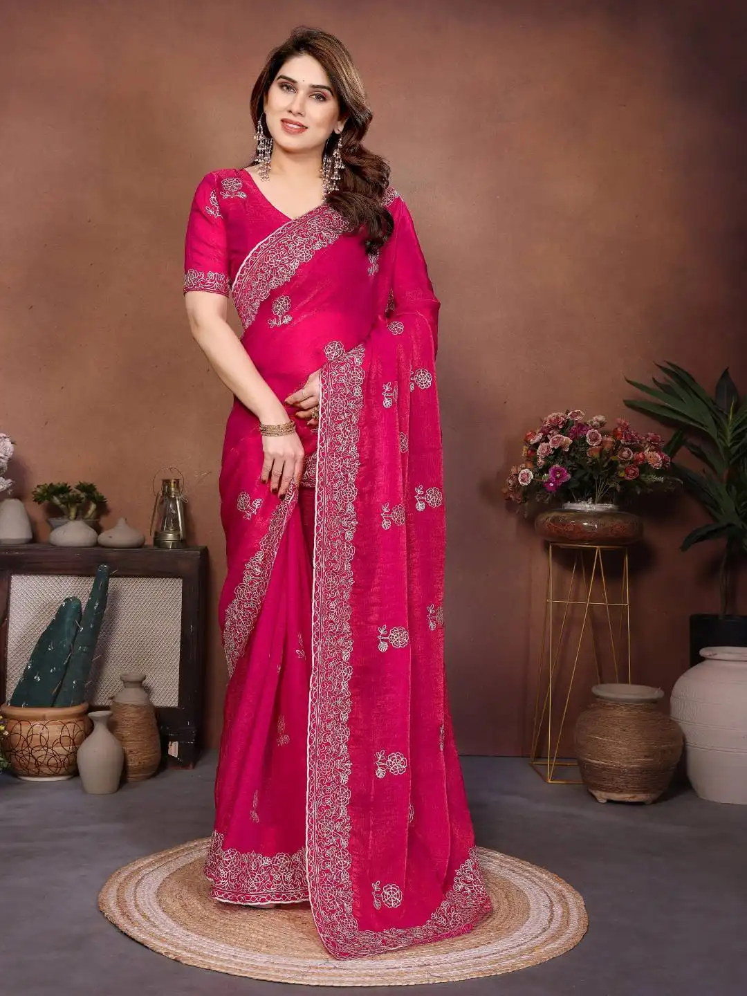 Kiara Naxita 1 Embroidery Party Wear Saree