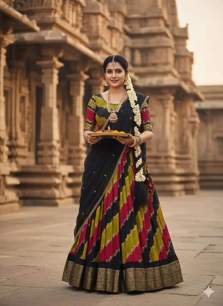 Vally Vol 114 Leheriya Printed Zari Weaving Lehenga Choli