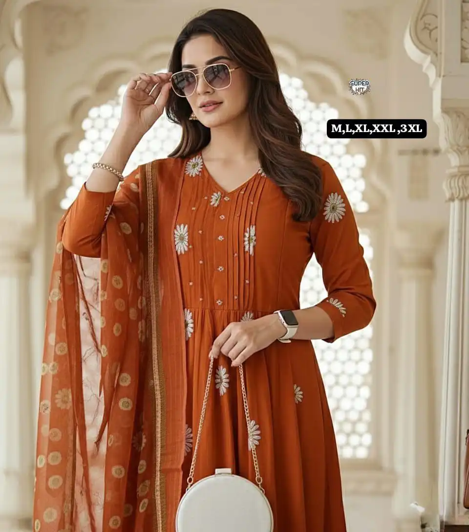 Laxmy Vol 76 Embroidery Work Kurti Pant With Dupatta Collection