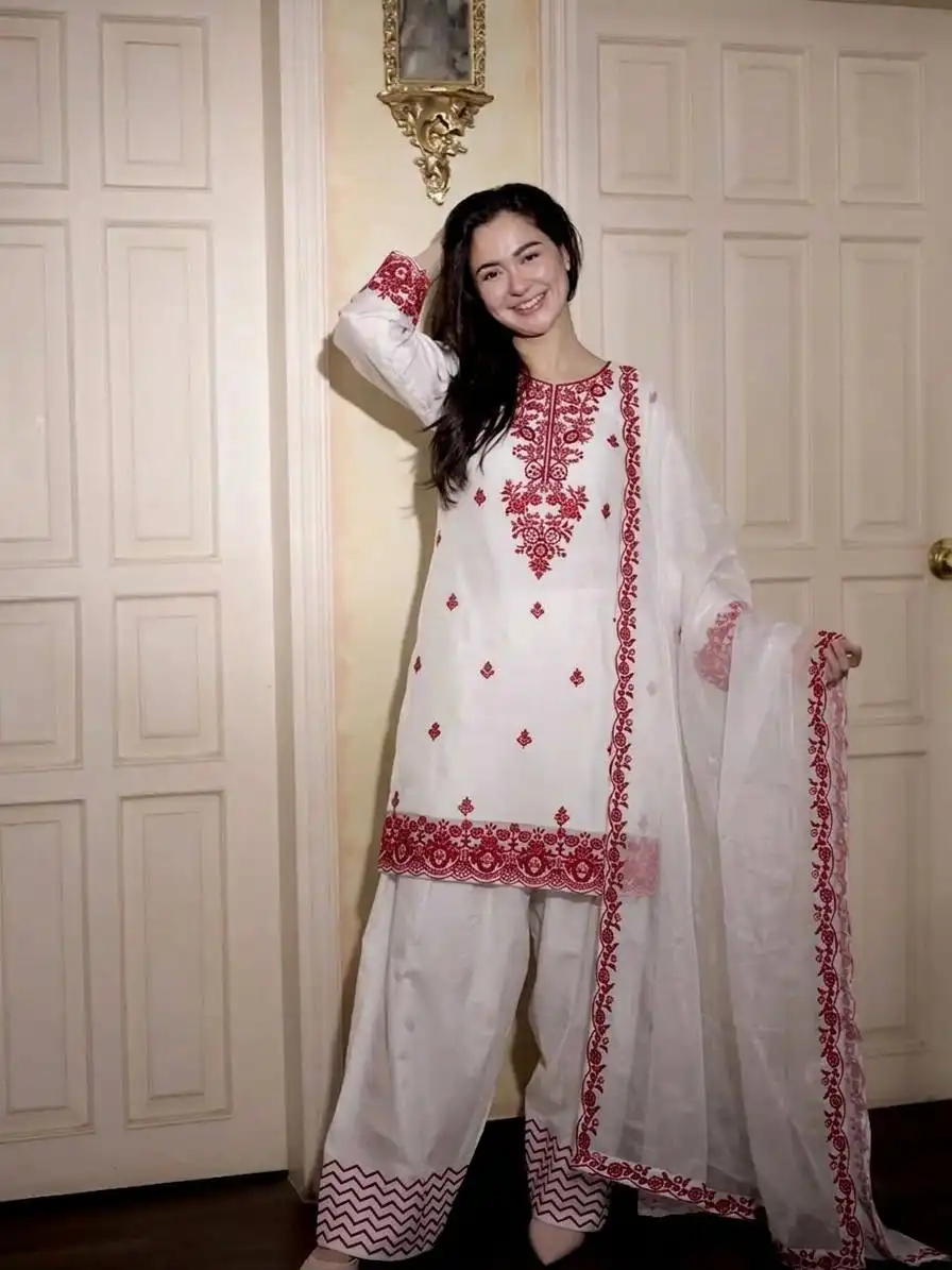 Sabina 5336 White Designer Readymade Dress Festival Collection