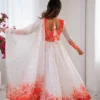 Alia 518 Organza Taby Silk Anarkali Readymade Dress