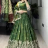 WMT 8215 Nc Vichitra Lehenga Choli for women With Embroidery