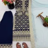 Sabina 5310A Faux Georgette Kurti Pant Dupatta