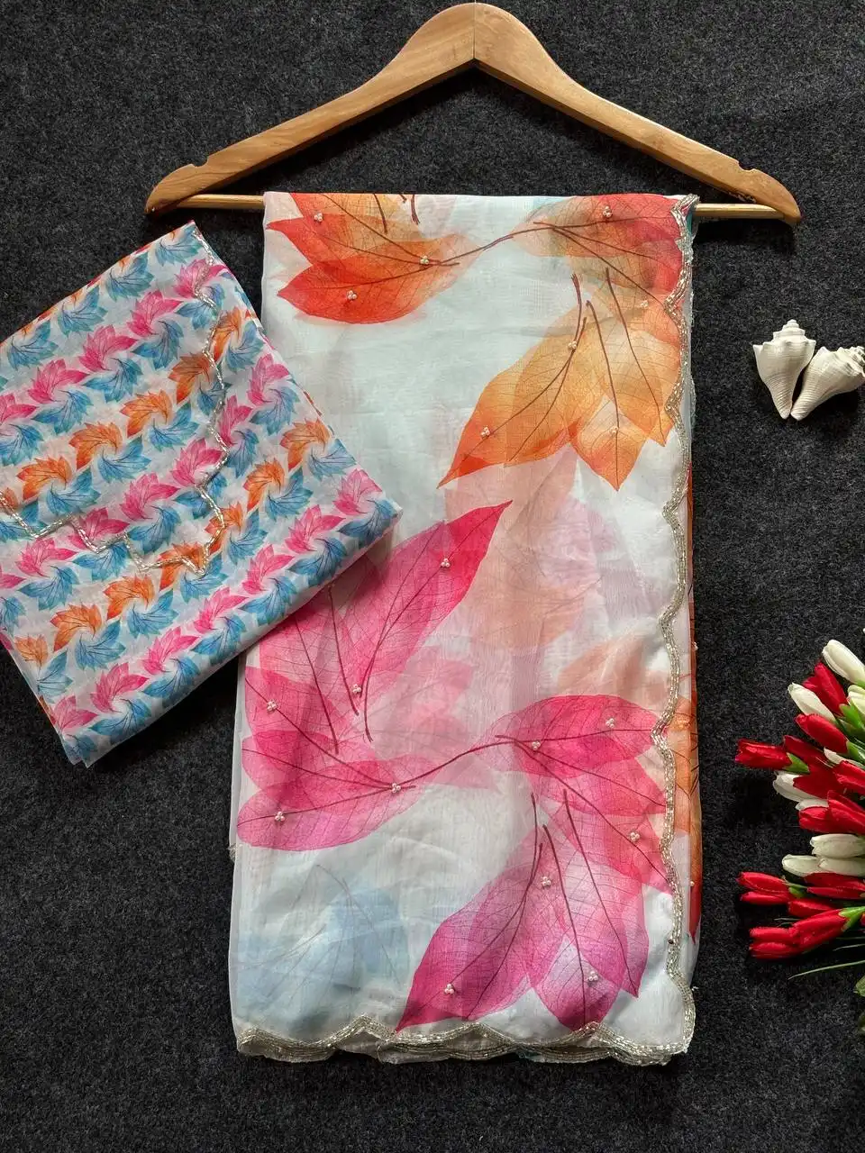 WMS Vol 145 Khatli Hand Work woman Saree