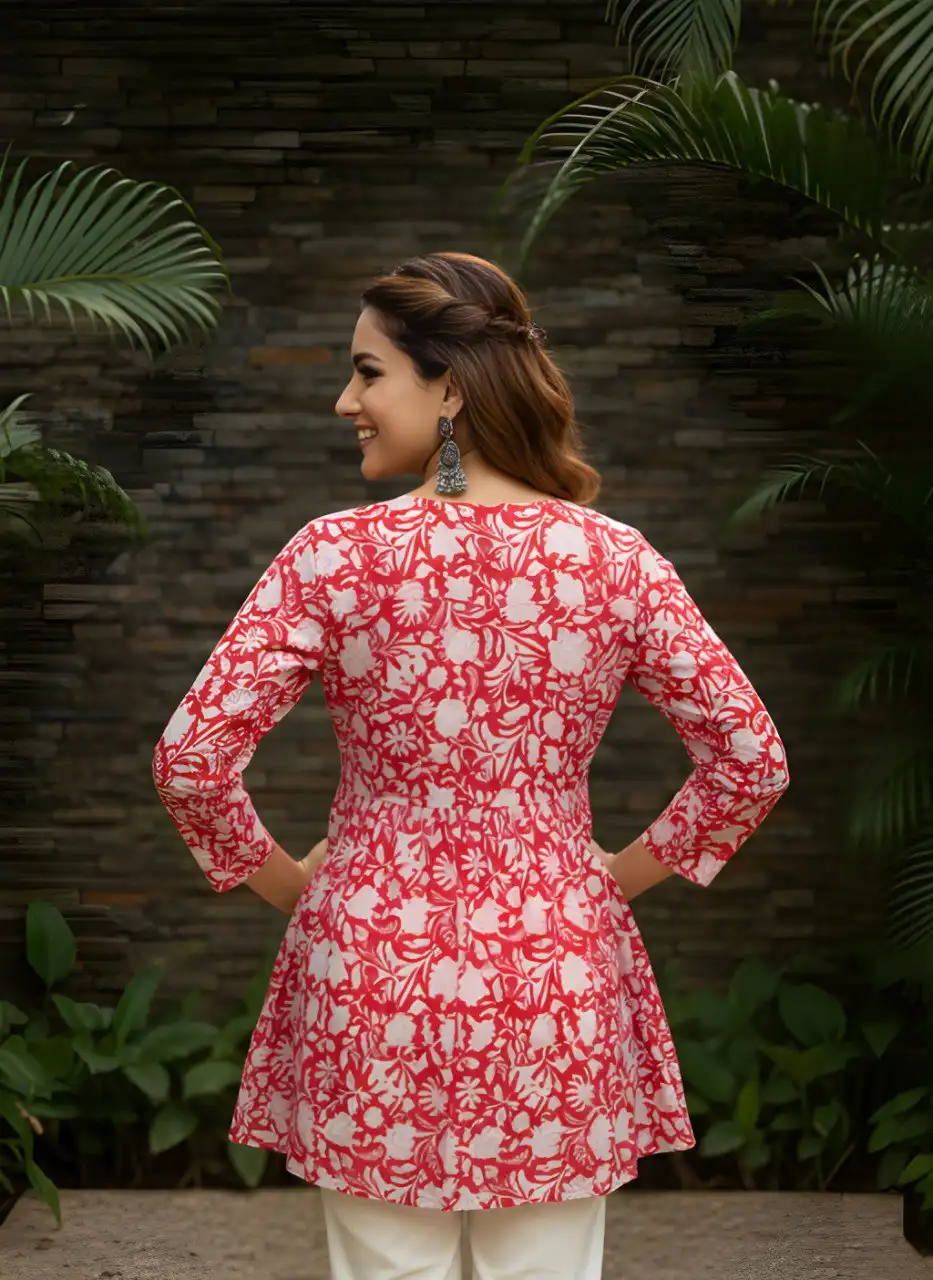 Shiv Vol 168 Printed Short Kurti