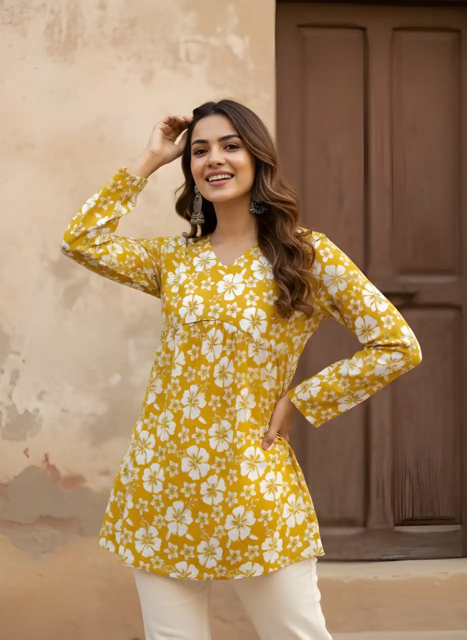 Shiv Vol 168 Printed Short Kurti