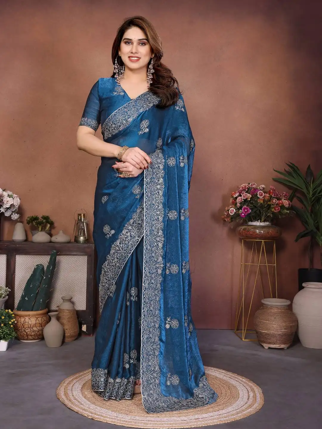 Kiara Naxita 1 Embroidery Party Wear Saree