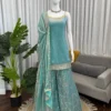 Deepika 5995 Thread Sequnce Kurti Palazzo With Dupatta Collection woman