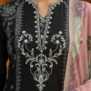 Zarin 067 Black Cotton Printed Designer Readymade Dress
