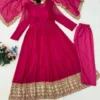 Zarin 44 Georgette Anarkali Gown Pant With Dupatta Party Wear Collection