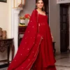 Deepika 5889 Mirror Work Party Wear Kurti Palazzo With Dupatta