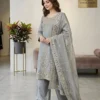 Sabina 5335 Gmy Choo Silk Beads Work Kurti Palazzo With Dupatta