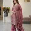 Sabina 5335 Gmy Choo Silk Beads Embroidery Kurti Palazzo With Dupatta