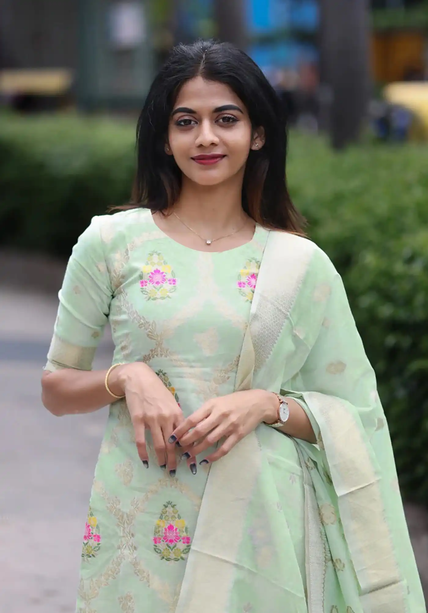 FFD Vol 117 Pista Art Silk Kurti Pent With Dupatta Festival Collection