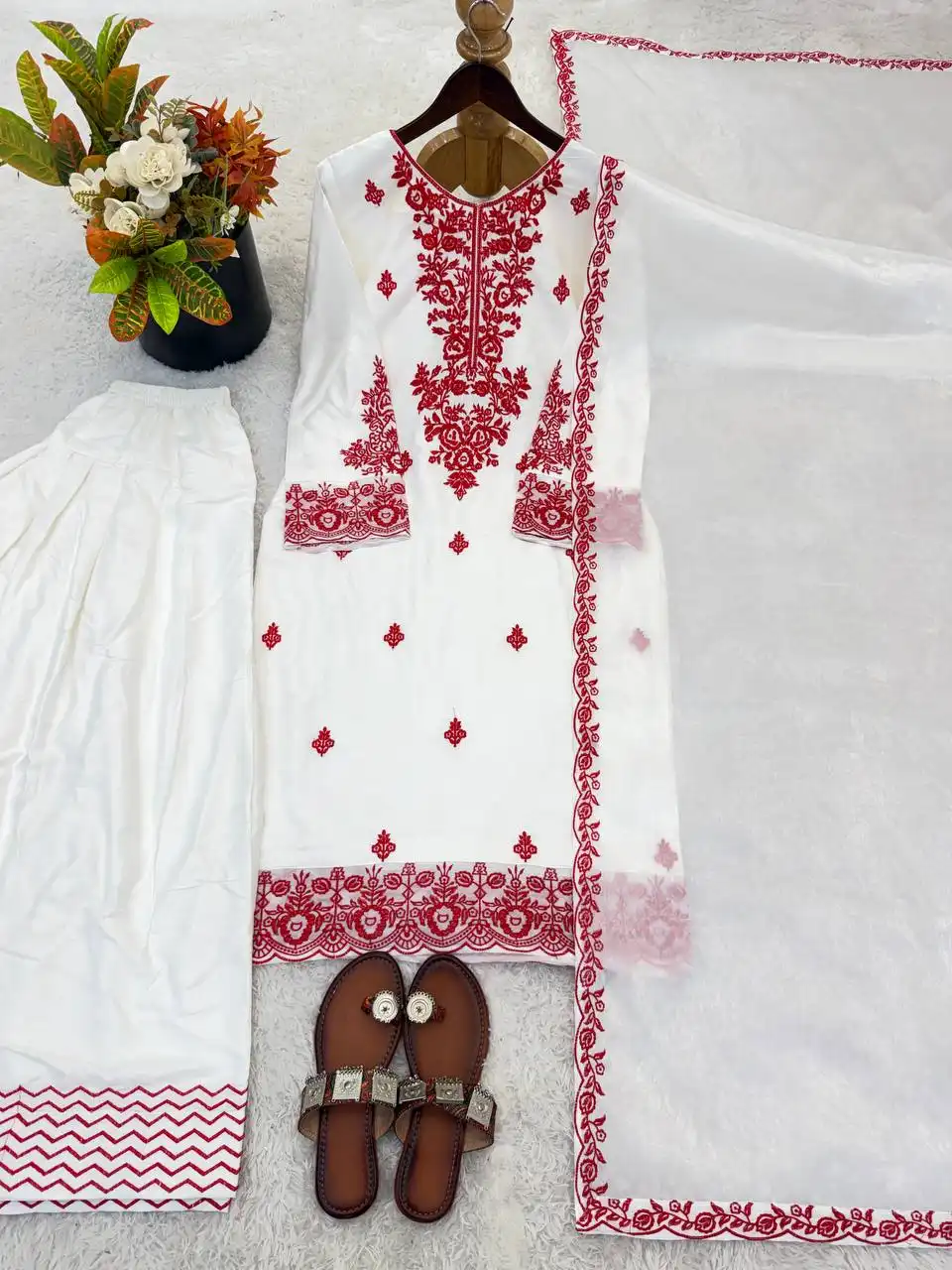 Sabina 5336 White Designer Readymade Dress Festival Collection