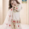 Baby 245 Pure Heavy Natural Crap Silk Kid Wear Sharara Suit