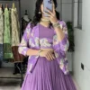 WMT 8216 Gorgette Party Wear Lehenga Choli women