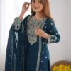 FFD Tesla Embroidery Readymade Dress