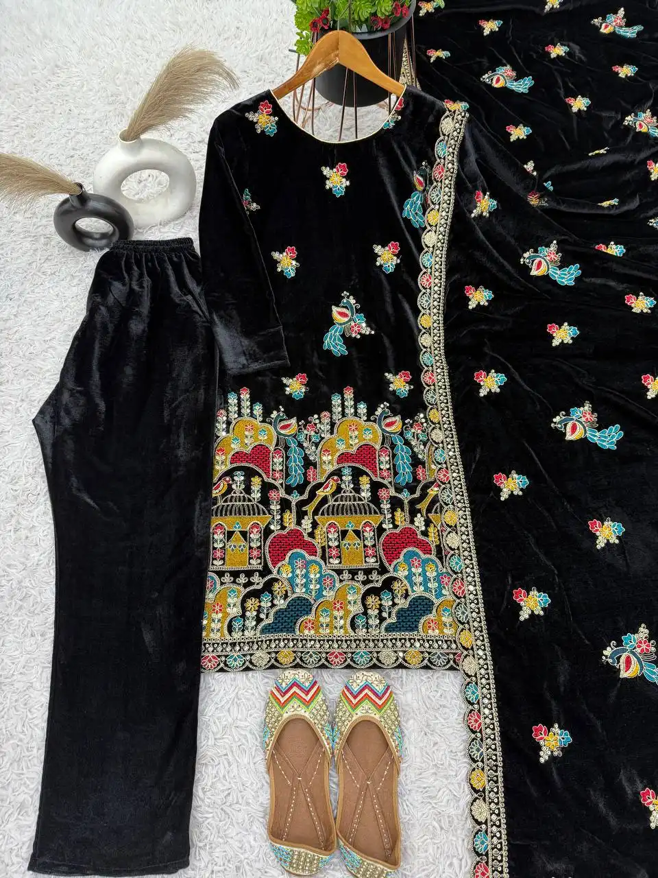 Sabina 5220 Viscose Velvet Readymade Dress