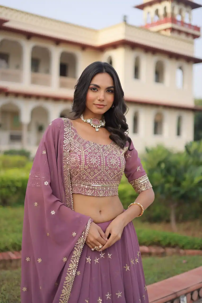 Mohini 7148 Faux Georgette Lehenga Choli 02 Pcs Set