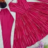 Sabina 5305A Ruby Color Mal Chanderi Readymade Dress