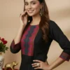 Shiv Vol 153 Black Heavy Cotton Plain Top With Bottom