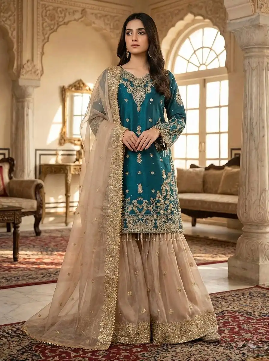 Sabina 1702 Wedding Sharara Suit For Women