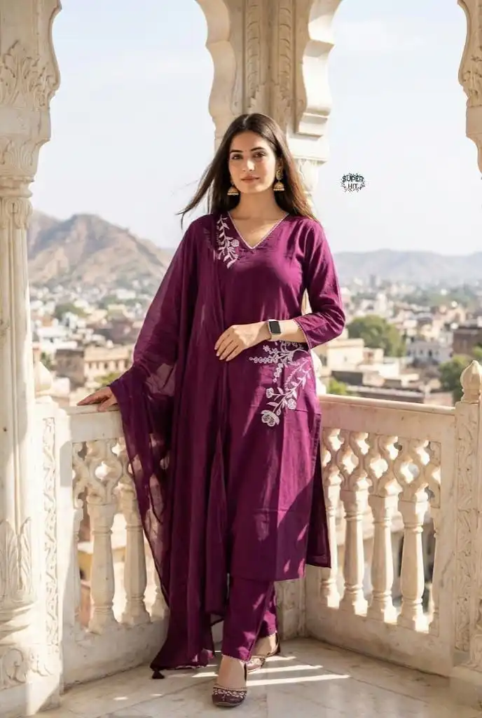 axmy Vol 48 Kurti Pant Dupatta set