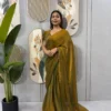 SGT 239 Space Silk Zip and go Gown Saree for Wedding